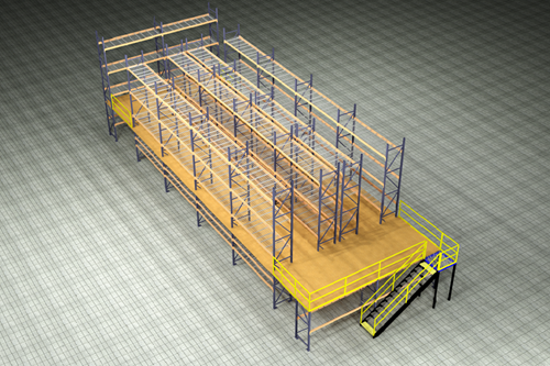 Used Pallet Rack Mezzanine